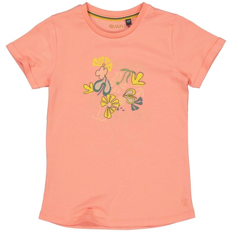 Quapi Meisjes t-shirt - Becky - Vintage rood Quapi Meisjes t-shirt - Becky - Vintage roodMateriaal 95% Cotton 5% Elastan
