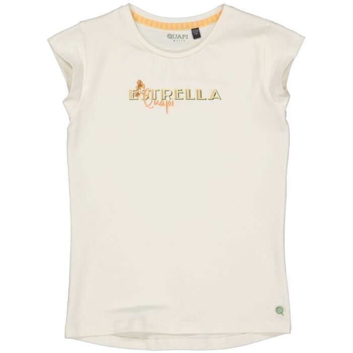 Quapi Meisjes t-shirt - Tere - Off wit Quapi Meisjes t-shirt - Tere - Off wit95%katoen/5%elastaan