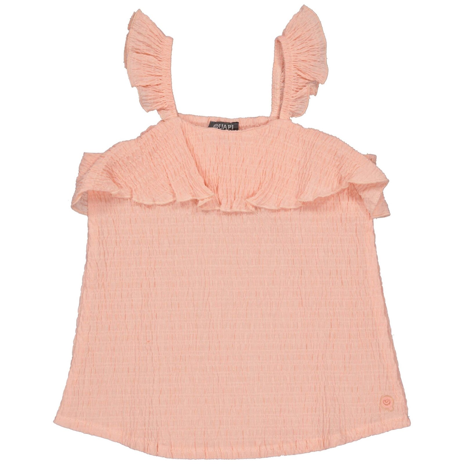 Quapi Meisjes top - Blaire - AOP roze gestreept Quapi Meisjes top - Blaire - AOP roze gestreeptMateriaal 99% Cotton 1% Elastan
