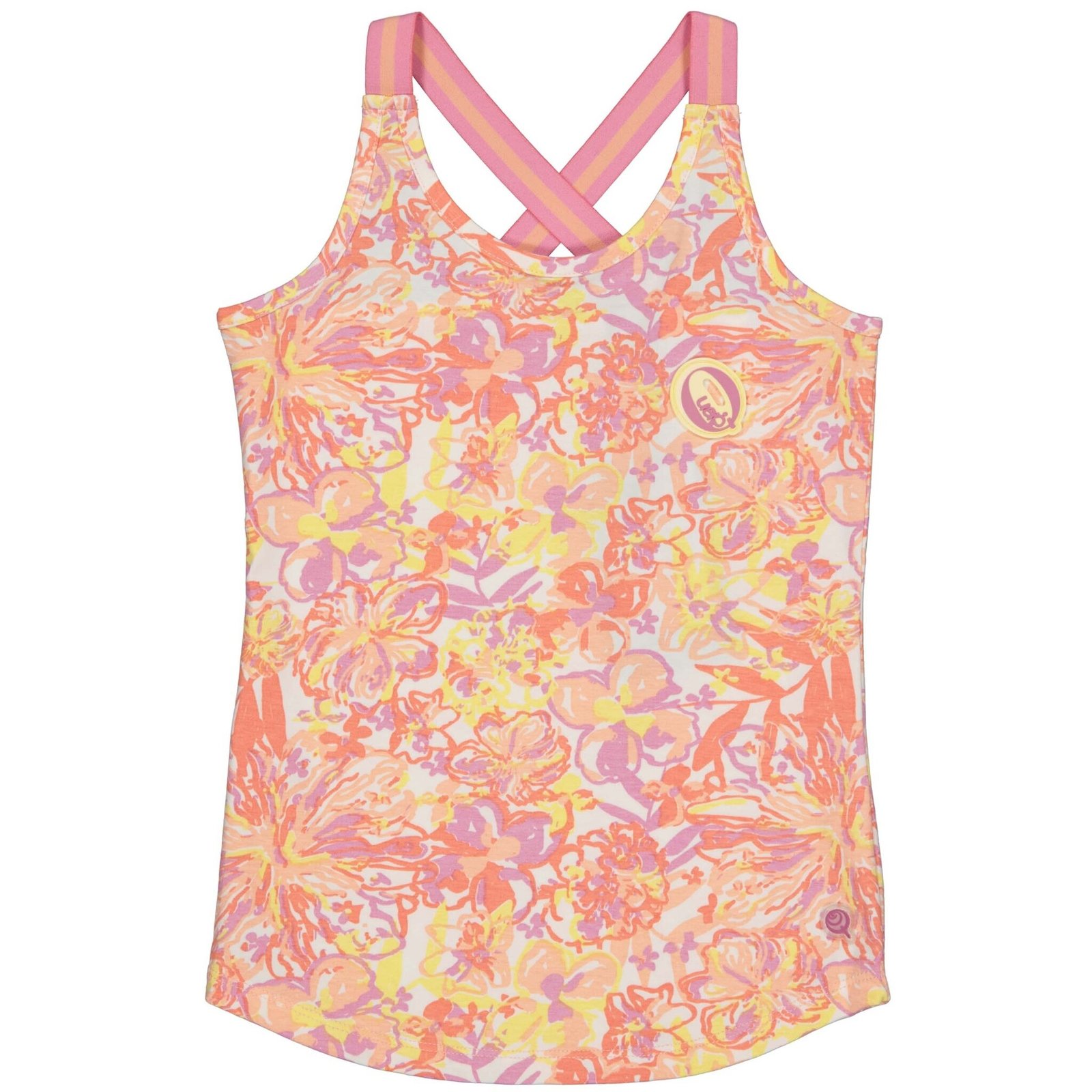 Quapi Meisjes top - Bodien - AOP bloemen wit Quapi Meisjes top - Bodien - AOP bloemen witMateriaal 95% Cotton 5% Elastan