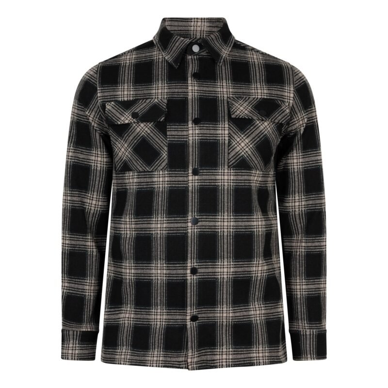 Rellix Jongens shirt ls geruit - Zwart Rellix Jongens shirt ls geruit - ZwartMateriaal 75% Polyester/ 22% Viscose/ 3% Elastane