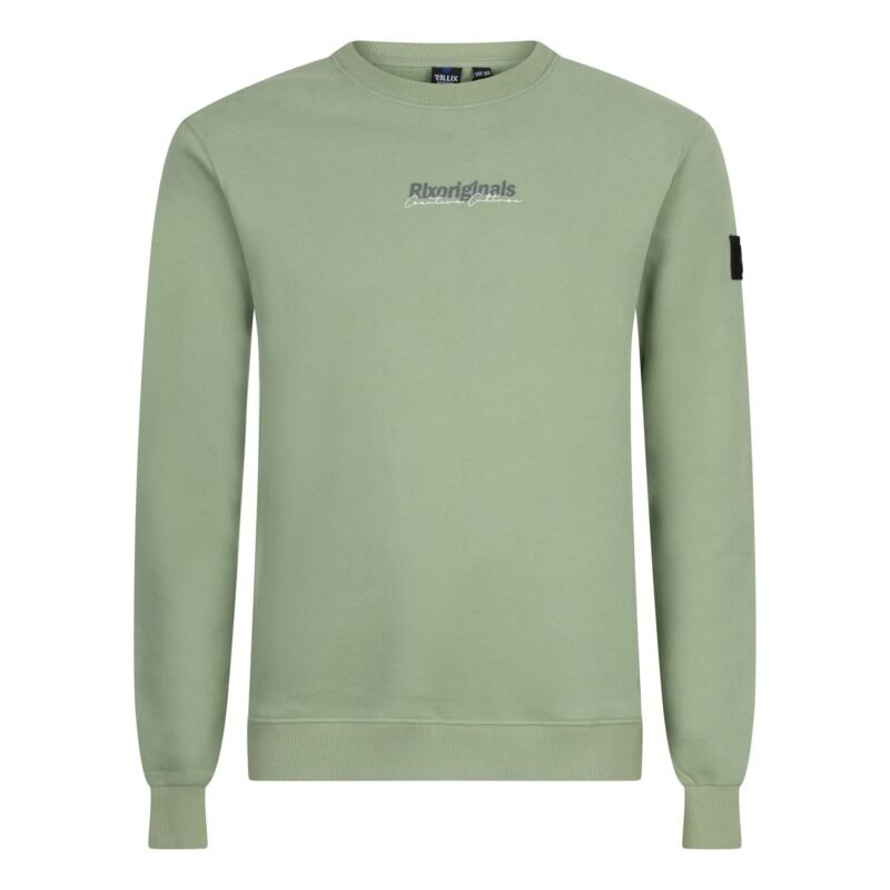 Rellix Jongens sweater creative brushed - Dusty lime groen Rellix Jongens sweater creative brushed - Dusty lime groenMateriaal 90% Cotton/ 10% Polyester