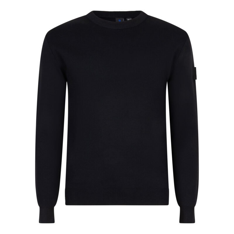Rellix Jongens trui gebreid - Zwart Rellix Jongens trui gebreid - ZwartMateriaal 65% Viscose/ 35% Polyamide