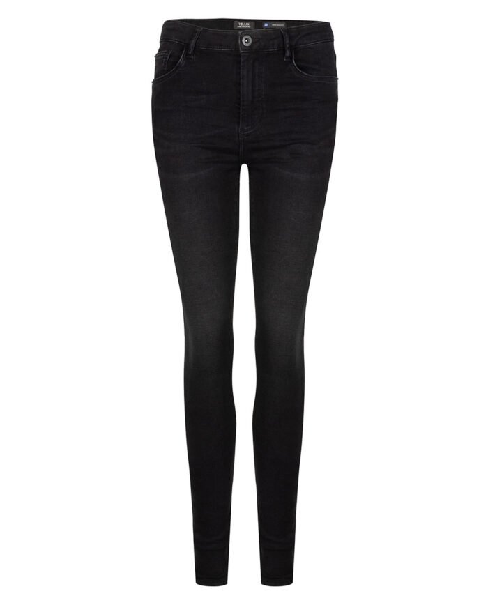 Rellix Meisjes jeans broek Xelly super skinny - Zwart Rellix Meisjes jeans broek Xelly super skinny - Zwart97% Cotton/3% Elastane