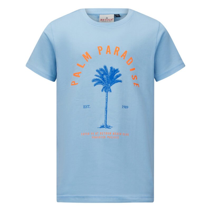 Retour Jeans Jongens t-shirt - Jones - Zacht blauw Retour Jeans Jongens t-shirt - Jones - Zacht blauw100% Cotton