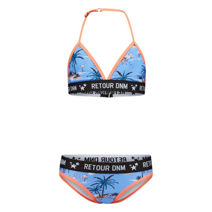 Retour Jeans Meisjes bikini - Lavina - Corn bloemen blauw Retour Jeans Meisjes bikini - Lavina - Corn bloemen blauw80% Polyamide