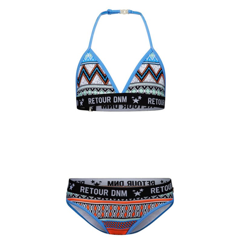 Retour Jeans Meisjes bikini - Zelda - Paars Blauw Retour Jeans Meisjes bikini - Zelda - Paars Blauw80% polyamide 20% elasthane
