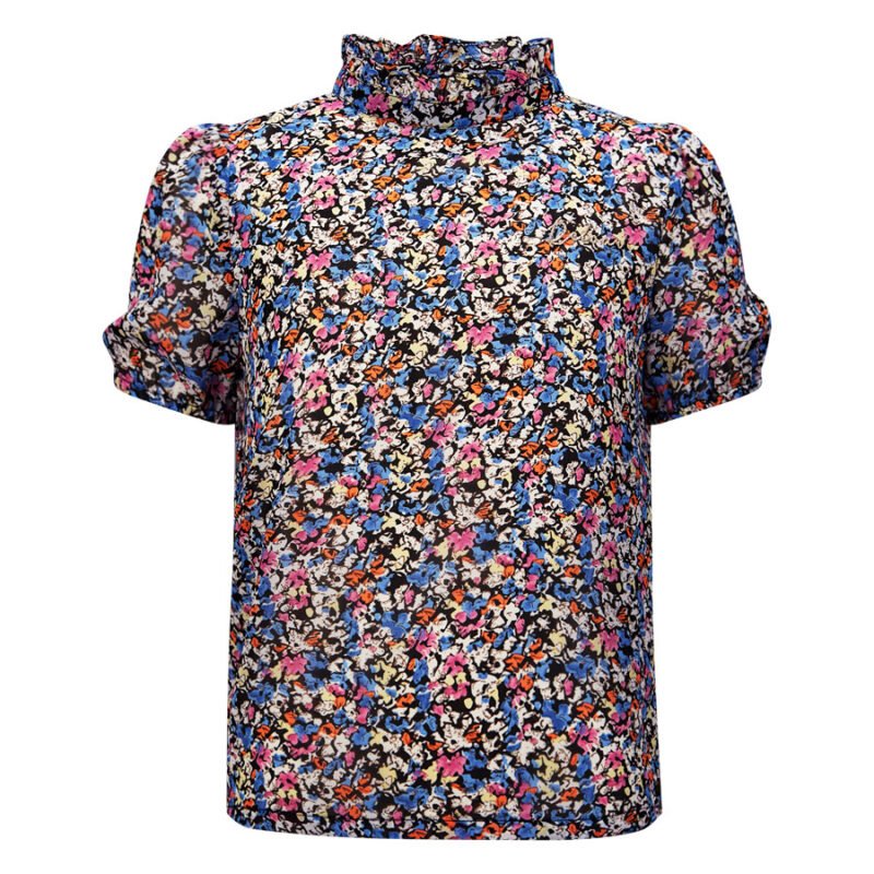 Retour Jeans Meisjes blouse - Jolene - Zwart Retour Jeans Meisjes blouse - Jolene - Zwart100% polyester