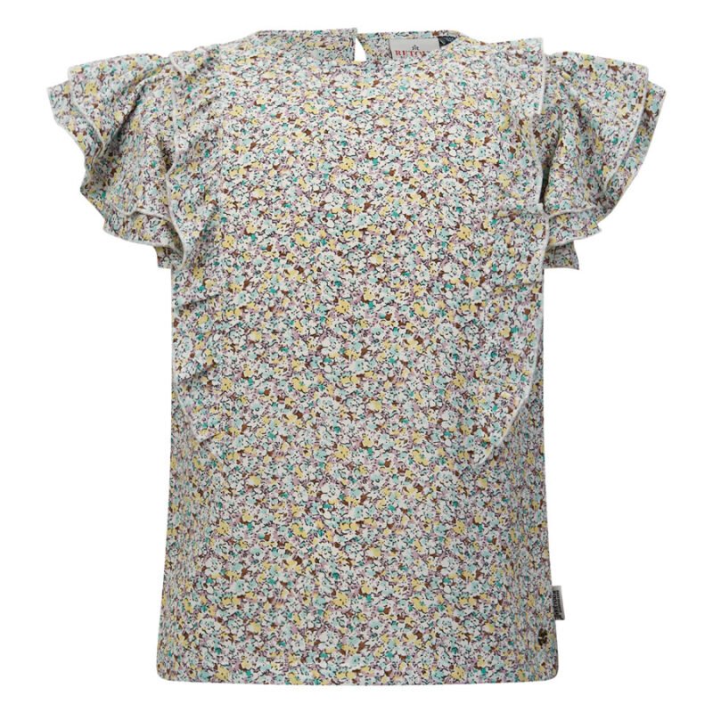 Retour Jeans Meisjes blouse - Noa - Licht Groen Retour Jeans Meisjes blouse - Noa - Licht Groen100% polyester