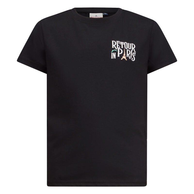 Retour Jeans Meisjes t-shirt - Maretta - Zwart Retour Jeans Meisjes t-shirt - Maretta - Zwart100% Cotton