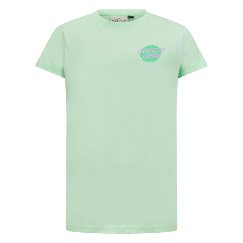 Retour Jeans Meisjes t-shirt - Piper - Licht appel groen Retour Jeans Meisjes t-shirt - Piper - Licht appel groen100% Cotton