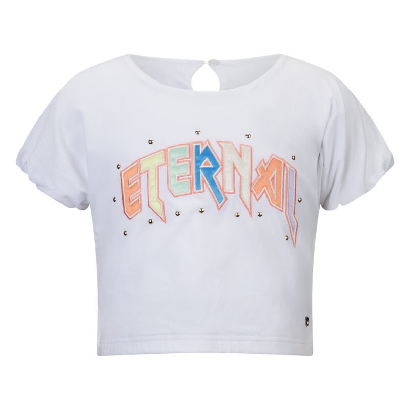 Retour Jeans Meisjes t-shirt - Queeny - Wit Retour Jeans Meisjes t-shirt - Queeny - Wit100% cotton