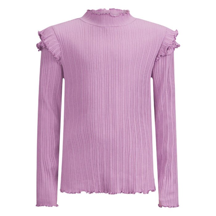 Retour Jeans Meisjes t-shirt - Yanou - Grape paars Retour Jeans Meisjes t-shirt - Yanou - Grape paarsMateriaal 47% Co