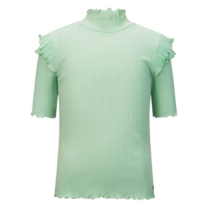 Retour Jeans Meisjes t-shirt - Yass - Licht Groen Retour Jeans Meisjes t-shirt - Yass - Licht Groen48% cotton 48% viscose 4% ea
