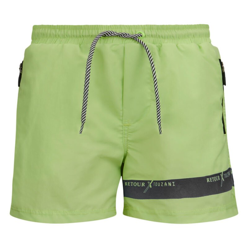 Retour Jeans X Touzani Jongens zwembroek - Free - Helder mint Retour Jeans x Touzani Jongens zwembroek - Free - Helder mint100% Polyamide