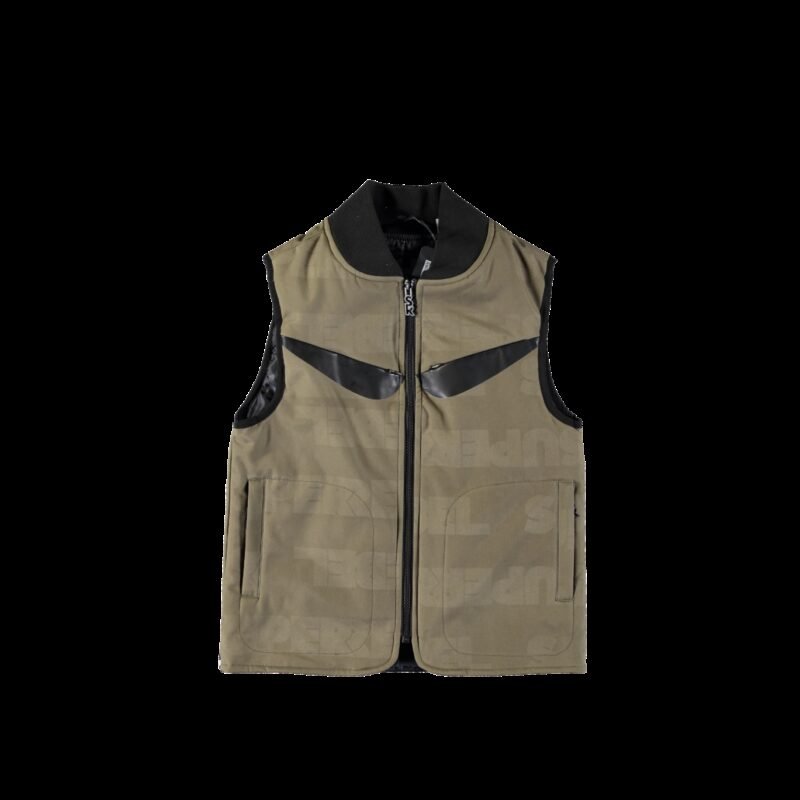 SUPERREBEL Jongens bodywarmer softshell Reef - Army groen SUPERREBEL Jongens bodywarmer softshell Reef - Army groen90% polyester recycle 10% elas