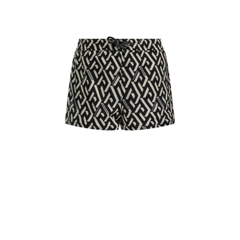 SUPERREBEL Jongens short - Holy - Zwart grafisch AOP SUPERREBEL Jongens short - Holy - Zwart grafisch AOP85% RPE 15% EA