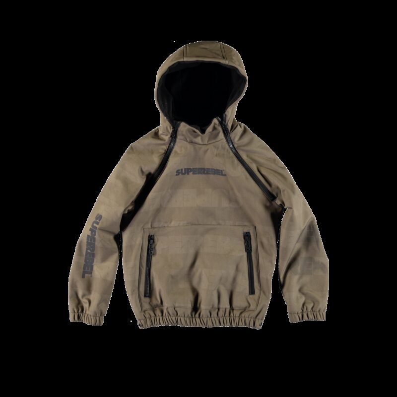 SUPERREBEL Jongens zomerjas softshell Leving - Army groen SUPERREBEL Jongens zomerjas softshell Leving - Army groen90% polyester recycle 10% elas