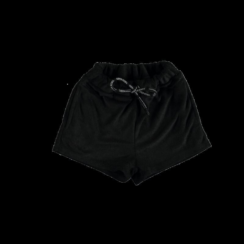 SUPERREBEL Meisjes short Solana - Zwart SUPERREBEL Meisjes short Solana - Zwart70% polyester 30% viscose