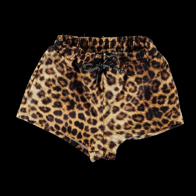 SUPERREBEL Meisjes short sportief Holy - Leopard AOP SUPERREBEL Meisjes short sportief Holy - Leopard AOP80% recycle polyester 20% elas