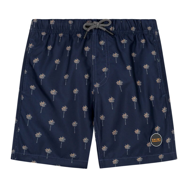 Shiwi Jongens zwembroek - Scratch palm - Donker navy blauw Shiwi Jongens zwembroek - Scratch palm - Donker navy blauwMateriaal 100% recycled polyester