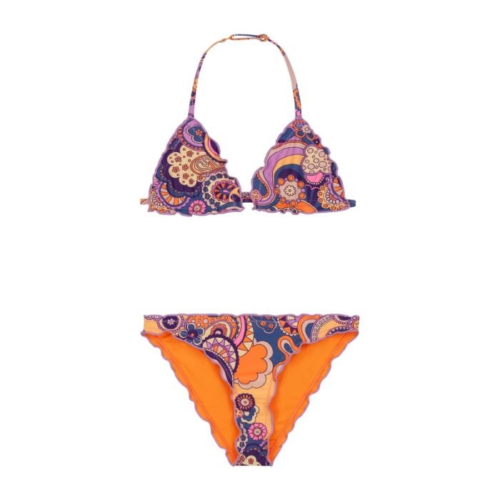 Shiwi Meisjes bikini Lily Woodstock wave - Multi color 6423708111-000 - Maat 134/140 - Shiwi - Meisjes bikini Lily Woodstock wave - Multi color