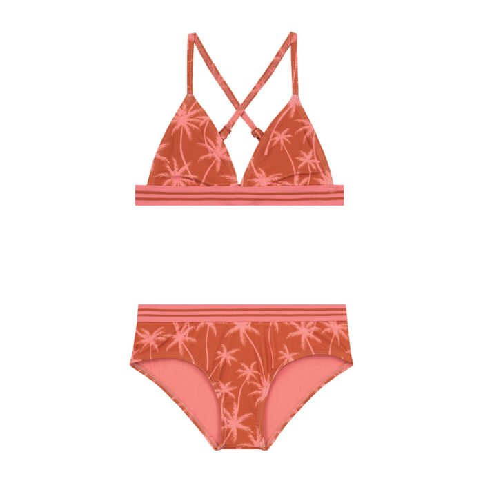Shiwi Meisjes bikini Luna - Spice route bruin Shiwi Meisjes bikini Luna - Spice route bruin85% recycled polyester