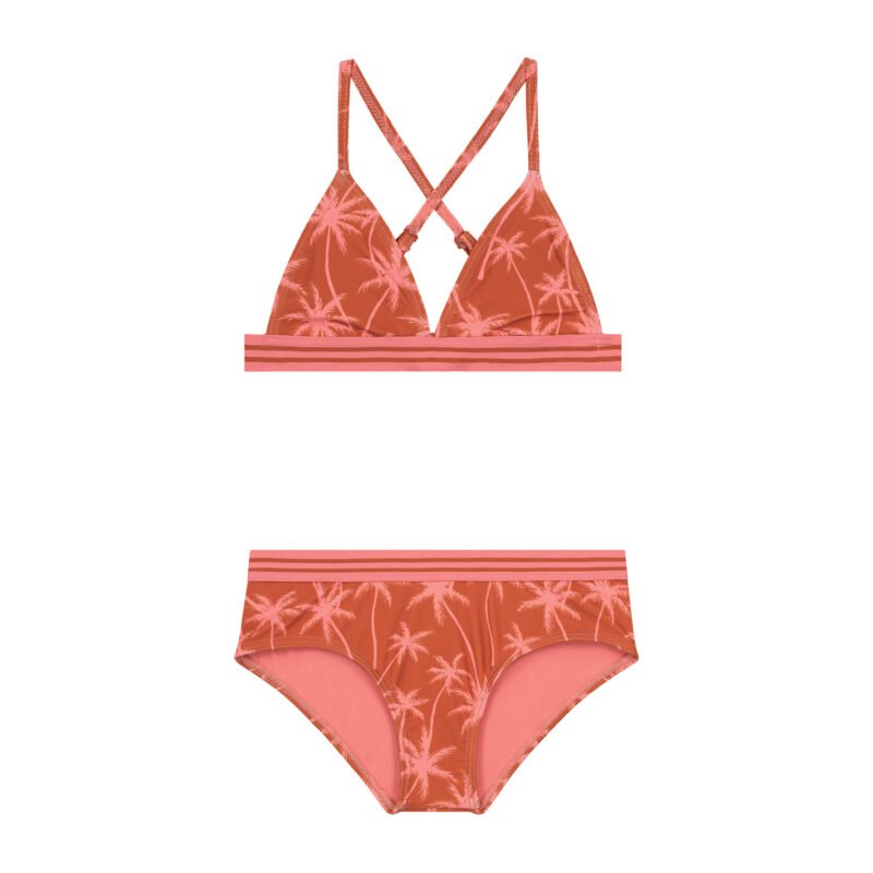 Shiwi Meisjes bikini Luna - Spice route bruin Shiwi Meisjes bikini Luna - Spice route bruin85% recycled polyester