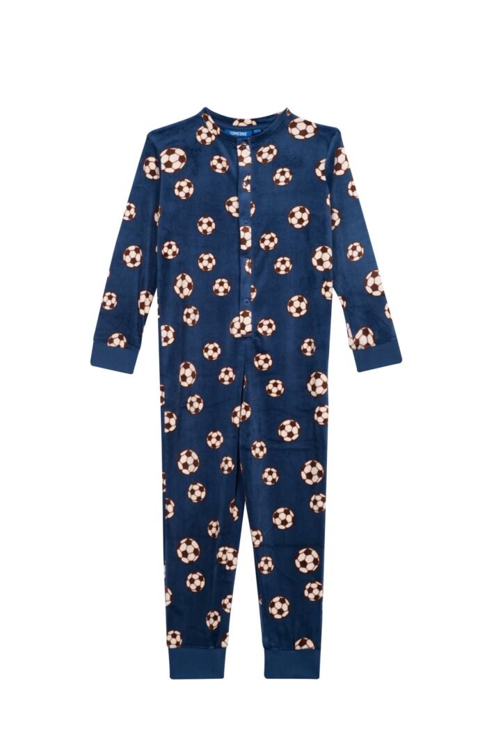 Someone Jongens pyjama - Jeans blauw Someone Jongens pyjama - Jeans blauwMateriaal 92% Polyester