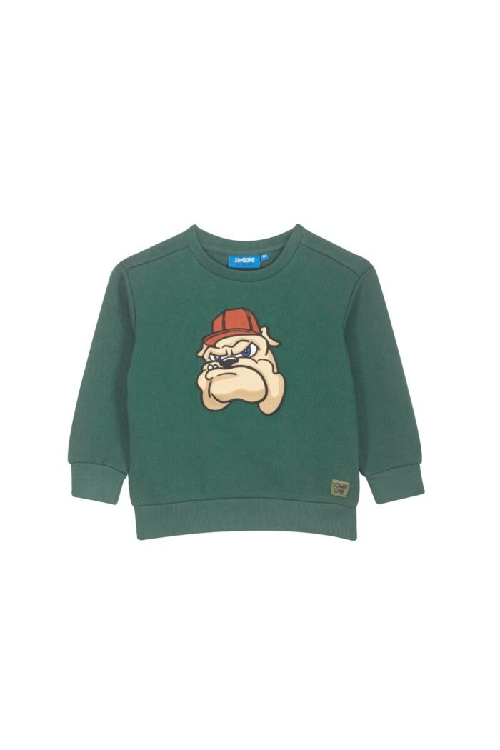 Someone Jongens sweater - Khaki groen Someone Jongens sweater - Khaki groenMateriaal 50% Cotton
