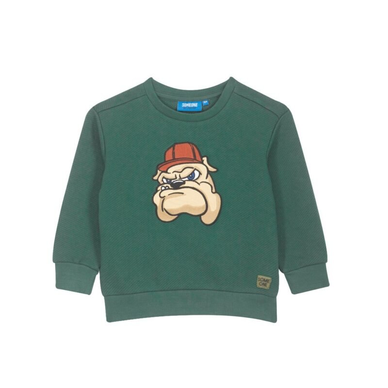 Someone Jongens sweater - Khaki groen Someone Jongens sweater - Khaki groenMateriaal 50% Cotton