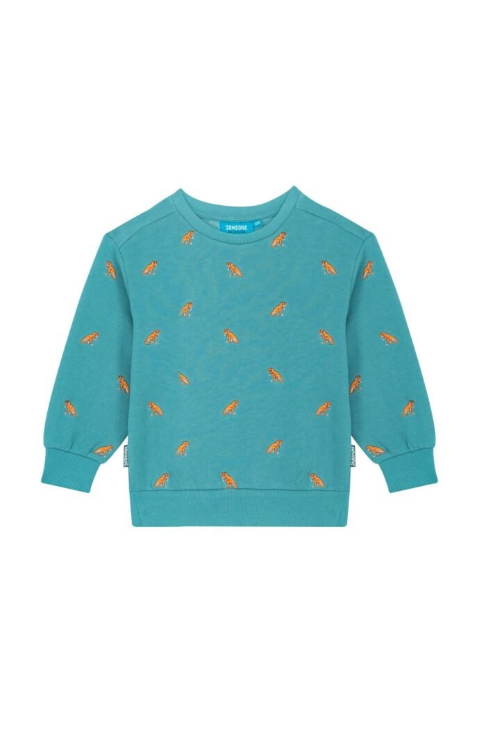 Someone Jongens sweater - Petrol blauw Someone Jongens sweater - Petrol blauwMateriaal 80%Comb Cott