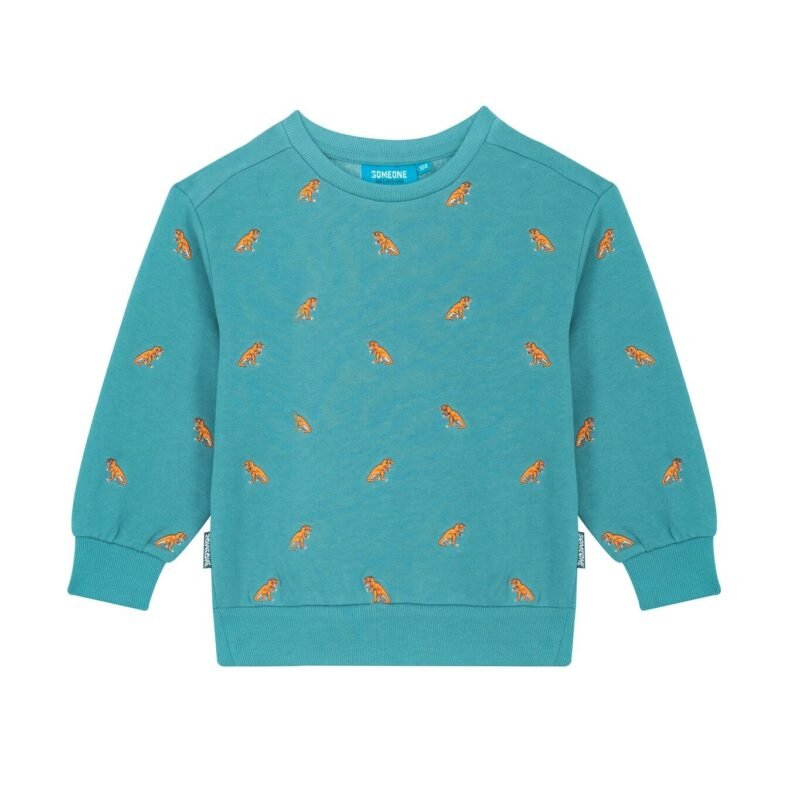 Someone Jongens sweater - Petrol blauw Someone Jongens sweater - Petrol blauwMateriaal 80%Comb Cott