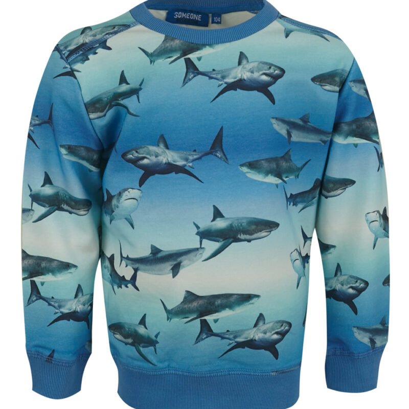 Someone Jongens sweater - Wally-SB-16-C - Blauw Someone Jongens sweater - Wally-SB-16-C - Blauw95%Com Cott