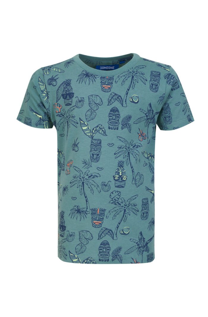 Someone Jongens t-shirt - Breaking-SB-02-B - Donker mint blauw Someone Jongens t-shirt - Breaking-SB-02-B - Donker mint blauwMateriaal 100% Combed Cotton
