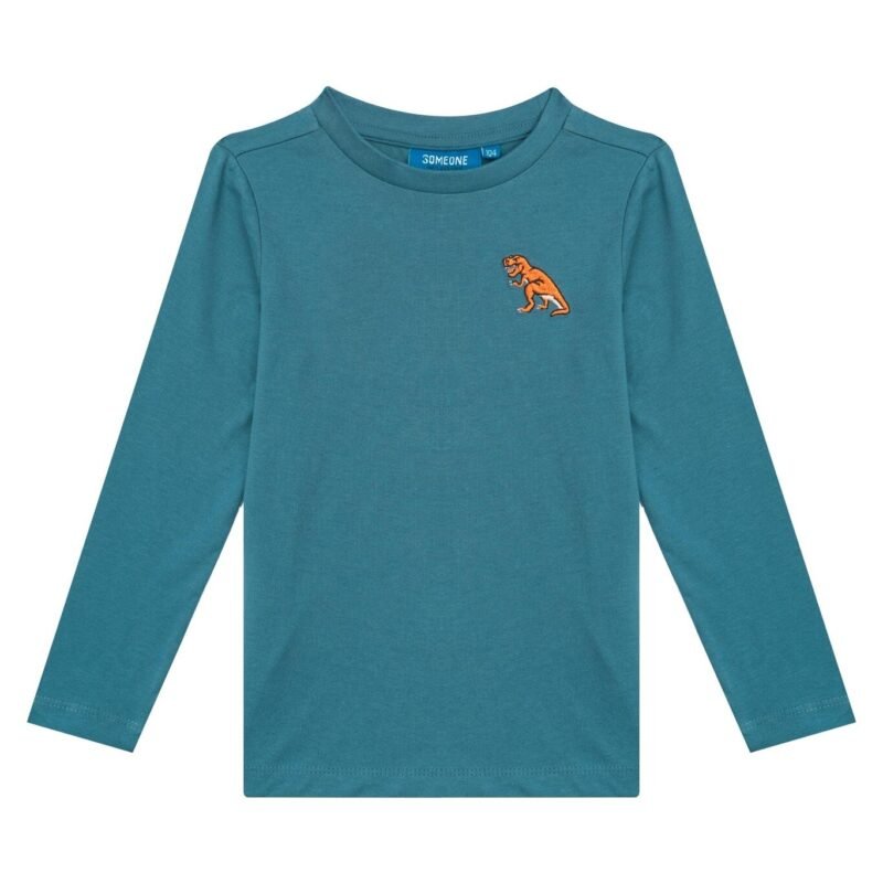 Someone Jongens t-shirt LS - Petrol blauw Someone Jongens t-shirt LS - Petrol blauwMateriaal 100% Combed Cotton