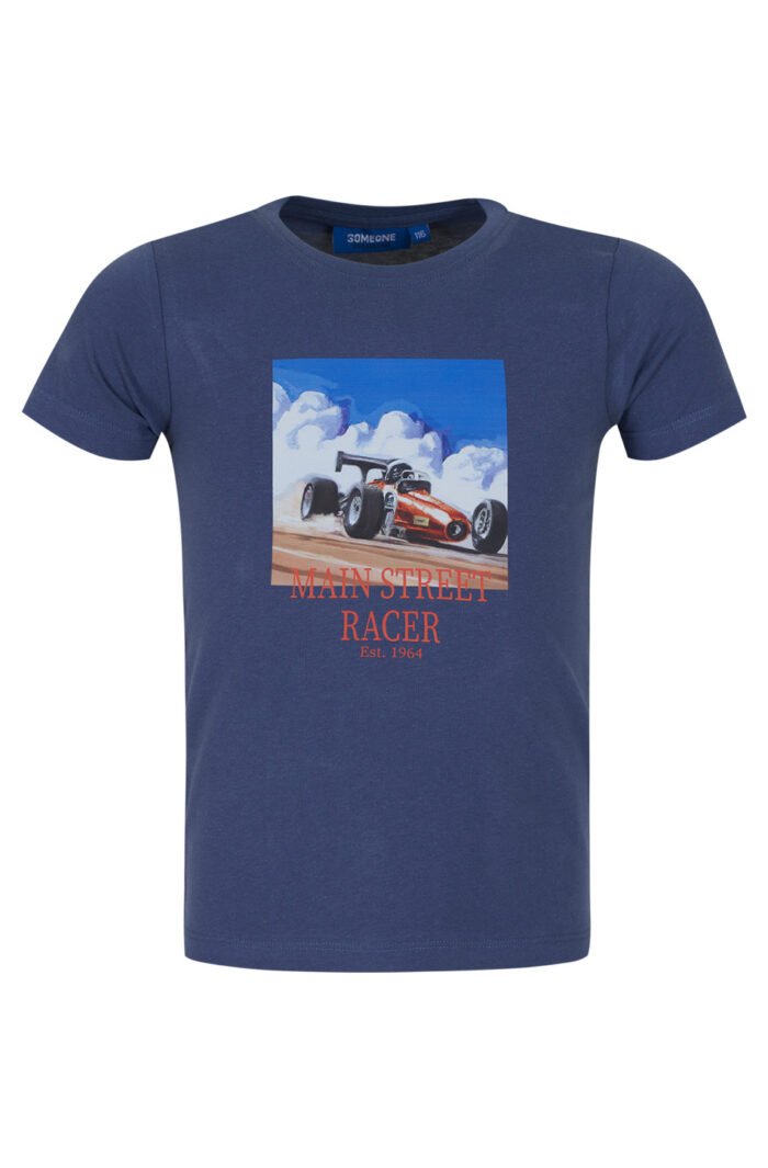 Someone Jongens t-shirt - Martin-SB-02-B - Blauw grijs Someone Jongens t-shirt - Martin-SB-02-B - Blauw grijsMateriaal 100% Combed Cotton