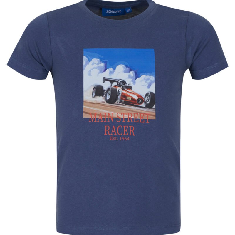 Someone Jongens t-shirt - Martin-SB-02-B - Blauw grijs Someone Jongens t-shirt - Martin-SB-02-B - Blauw grijsMateriaal 100% Combed Cotton