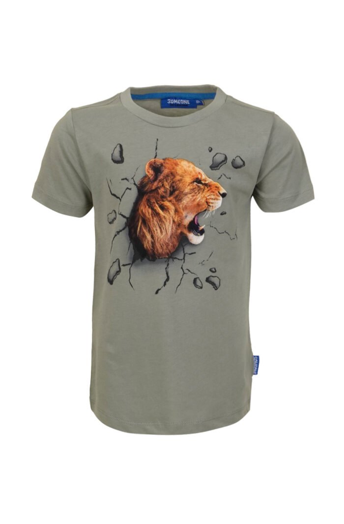 Someone Jongens t-shirt - Meromi-SB-02-E - Oud groen Someone Jongens t-shirt - Meromi-SB-02-E - Oud groen100% Combed Cotton