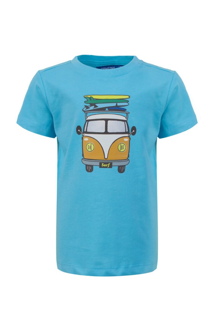 Someone Jongens t-shirt - Van-SB-02-C - Aqua blauw Someone Jongens t-shirt - Van-SB-02-C - Aqua blauwMateriaal 100% Combed Cotton