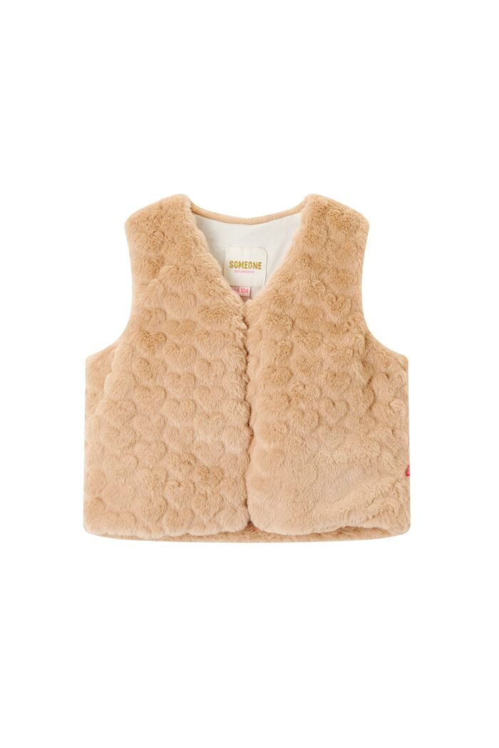 Someone Meisjes gilet - Beige Someone Meisjes gilet - BeigeMateriaal 100% Polyester