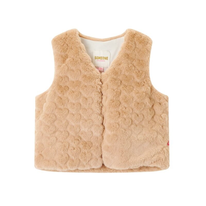 Someone Meisjes gilet - Beige Someone Meisjes gilet - BeigeMateriaal 100% Polyester
