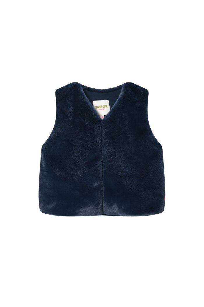 Someone Meisjes gilet - Navy blauw Someone Meisjes gilet - Navy blauwMateriaal 100% Polyester