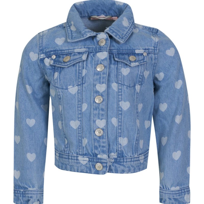 Someone Meisjes jas - Coeur-SG-62-E - Blauw denim Someone Meisjes jas - Coeur-SG-62-E - Blauw denimMateriaal 100% Cotton