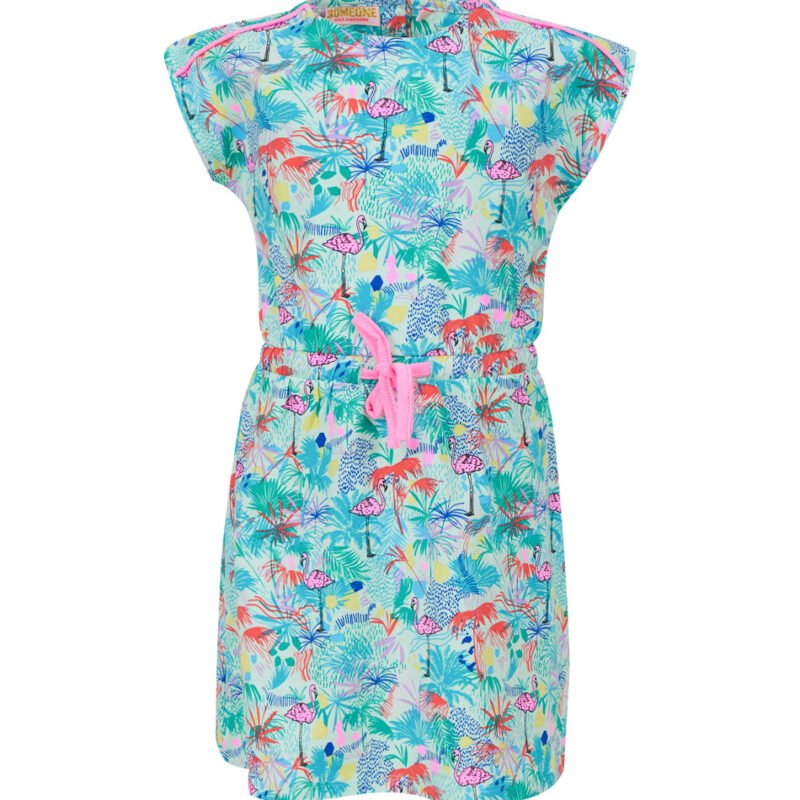 Someone Meisjes jurk - Imani-SG-51-A - Licht mint blauw Someone Meisjes jurk - Imani-SG-51-A - Licht mint blauwMateriaal