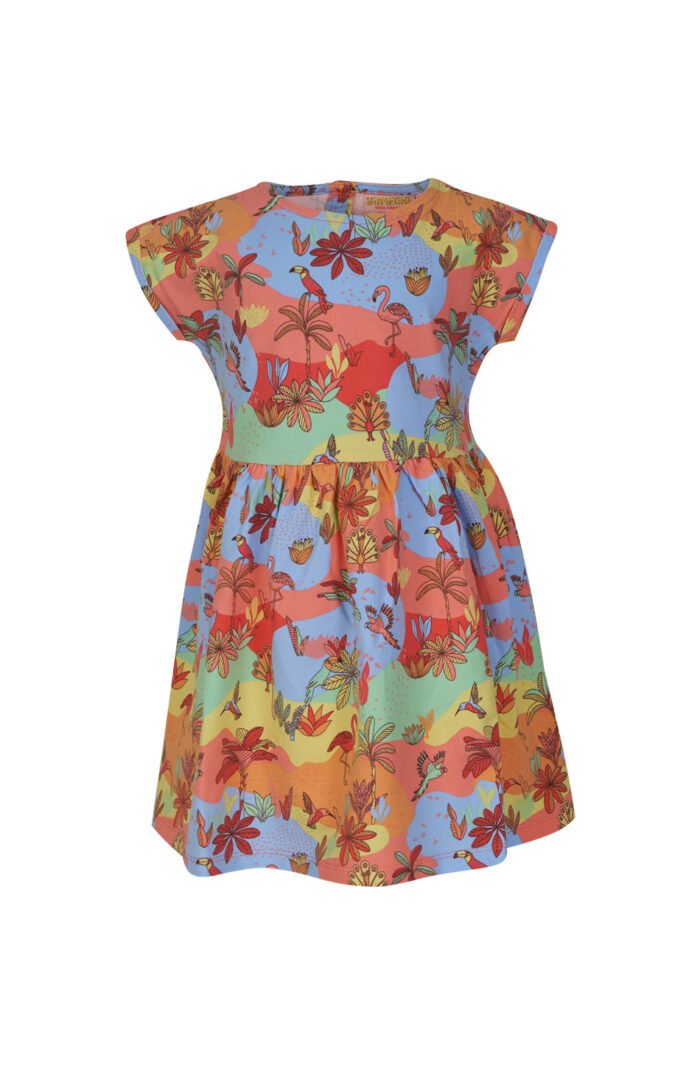 Someone Meisjes jurk - Morgana-SG-51-A - Licht koraal Someone Meisjes jurk - Morgana-SG-51-A - Licht koraalMateriaal 95%Com Cott