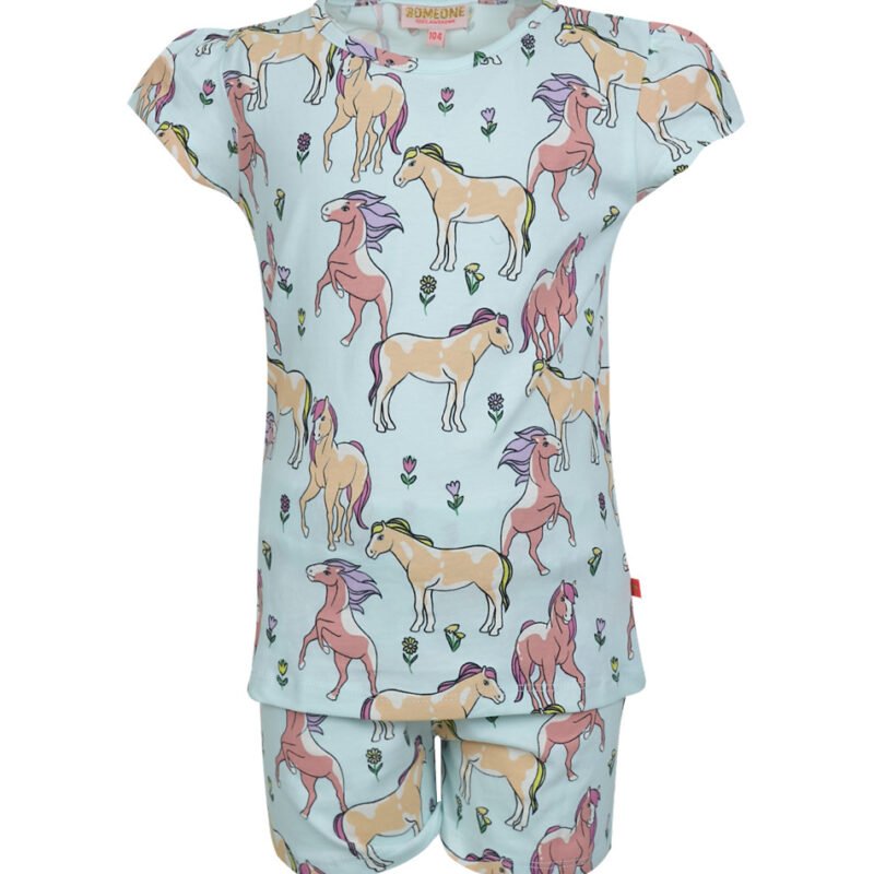 Someone Meisjes pyjama - Evening-SG-66-B - Licht mint Someone Meisjes pyjama - Evening-SG-66-B - Licht mint95%Com Cott