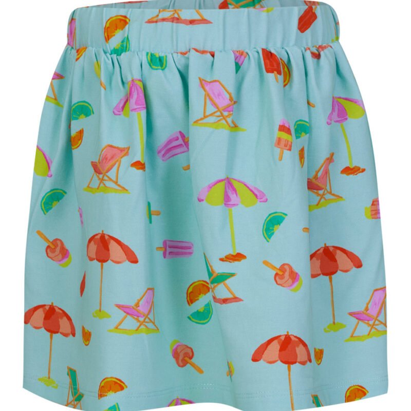 Someone Meisjes rok - Connie-SG-41-B - Licht aqua blauw Someone Meisjes rok - Connie-SG-41-B - Licht aqua blauwMateriaal 95%Com Cott