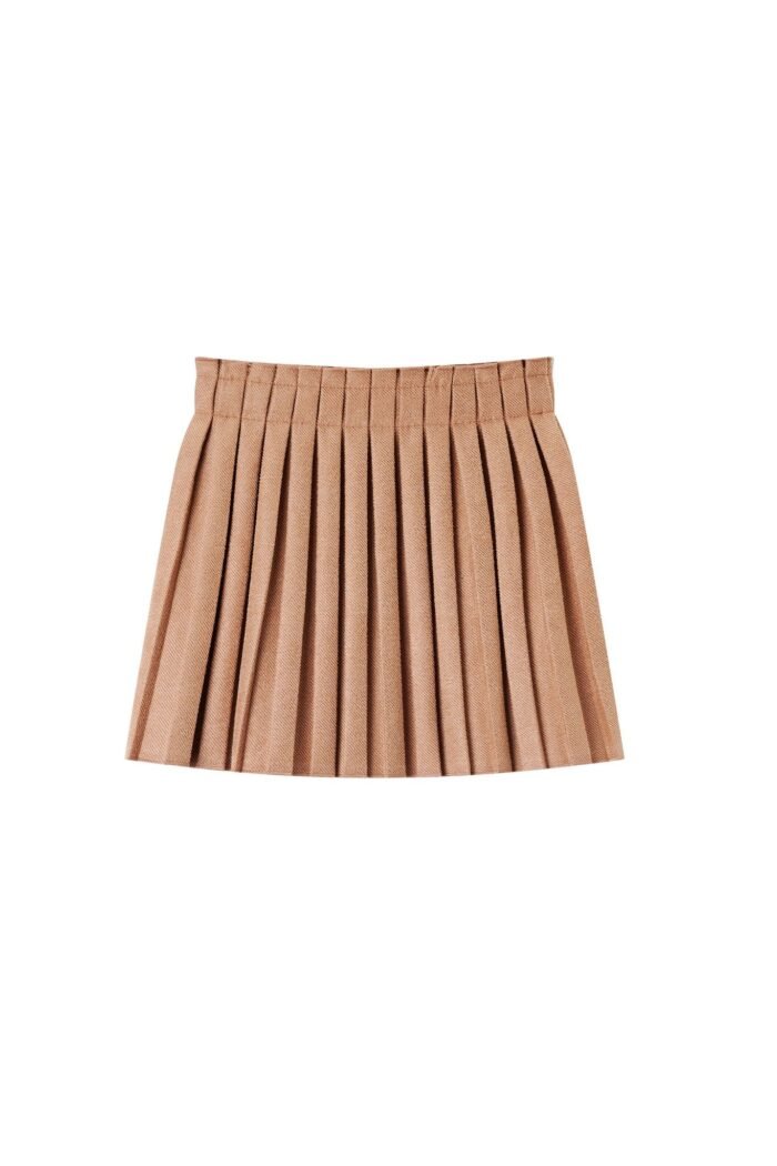 Someone Meisjes rok - Donker beige Someone Meisjes rok - Donker beigeMateriaal 95%Polyester 5%Elastane