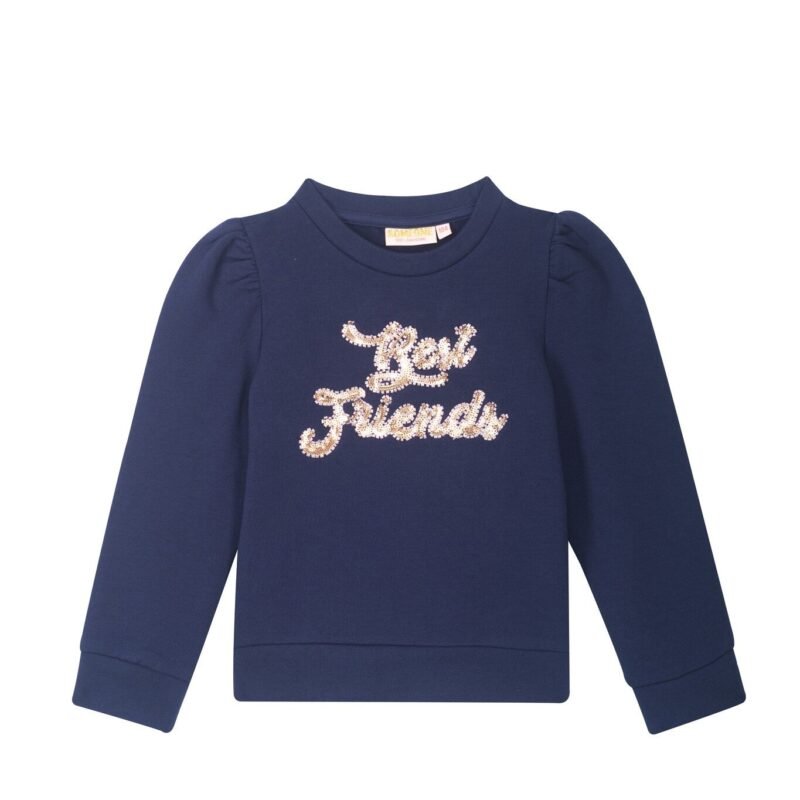 Someone Meisjes sweater - Navy blauw Someone Meisjes sweater - Navy blauwMateriaal 95% Cotton